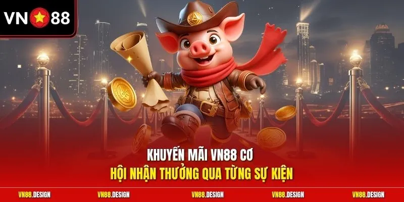 Khuyến mãi VN88 cơ hội nhận thưởng qua từng sự kiện